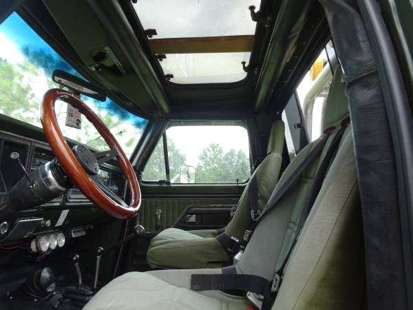 monster truck interior